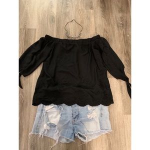 Off the shoulder top